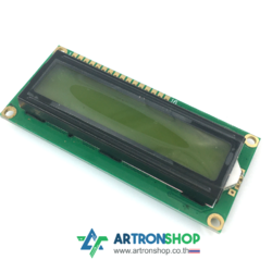 จอ LCD 16x2 สีเขียว 1602 LCD Module with LED Green Backlight