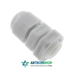 เคเบิ้ลแกลนพลาสติก PG7 สีขาว