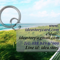 ทำบัตรใสสมาชิกใบเล็ก แท็กติดกระเป๋า บัตรห้อยพวงกุญแจ