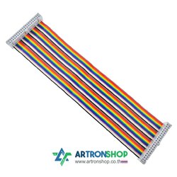 สายแพร GPIO สำหรับบอร์ด Raspberry Pi ผู้-ผู้ Breakout Cable GPIO 40PIN for Raspberry Pi Male-Male