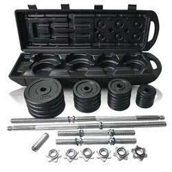 MD-1022 ดัมเบลเคลือบสีดำ ชุด50Kg (0.5)