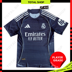 Real Madrid 2025/26 Away Jersey Player Grade เสื้อเรอัล มาดริด เยือน เกรดนักเตะ ฤดูกาลใหม่