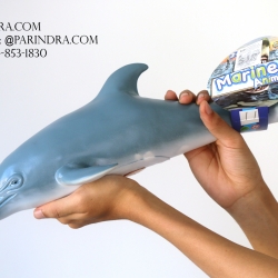 โมเดลปลาโลมา Dolphin แบบยางอ่อนนุ่มนิ่ม ตั้งโชว์สวย ขนาดใหญ่ 16 นิ้ว
