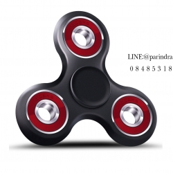 ของเล่นกำลังฮิต Hand Spinner หมุนดี น้ำหนักเยี่ยม สีดำ 6