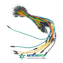 Jumper Wire for Breadboard สายจั้มผู้-ผู้ 65 เส้น