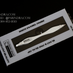 แหนบ 2 ด้าน Rhino Brand No.S64 Dual Tip Tweezer White Enamel