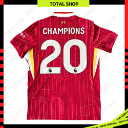 Liverpool 2024/25 Premier League Champions Home Jersey เสื้อลิเวอร์พูล เหย้า แชมป์