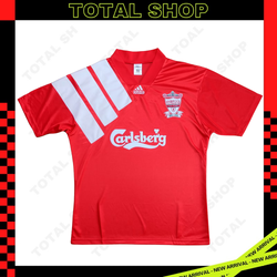 Liverpool 1992/1993 Vintage Jersey เสื้อฟุตบอลลิเวอร์พูลย้อนยุค Carlsberg เสื้อลิเวอร์พูลสามแถบ