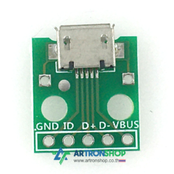 MicroUSB Female Breakout