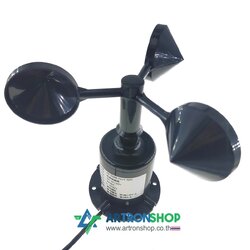 เซ็นเซอร์วัดความเร็วลม Modbus RS485 Polycarbon Wind Speed