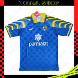 Parma 1996/97 Away Retro Vintage Jersey เสื้อฟุตบอลปาร์มา เสื้อปาร์มาย้อนยุค Parmalet