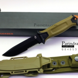 มีดใบตาย Gerber Strong Arm Semi serrated Fixed Blade OEM ขนาด 10 นิ้ว หล่อสุดๆ A++