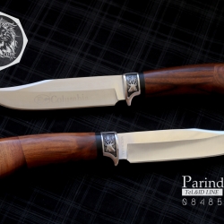 มีด Columbia A3172 ด้ามไม้คลาสสิค ขนาด 11 นิ้ว การ์ดลายกวาง