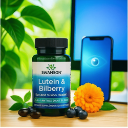 Swanson Ultra Standardized Lutein & Bilberry 60 Sgels