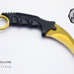 มีดคารัมบิต (Karambit) Honshu (OEM) ใบสีทอง คมกริบ