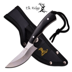 มีดใบตาย Elk Ridge #ER-547BK FIXED BLADE KNIFE ด้ามไม้สีดำ ของแท้
