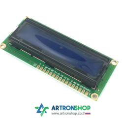จอ LCD 16x2 สีฟ้า 1602 LCD Module with LED Blue Backlight