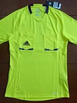เสื้อฟุตบอล กรรมการ ชุดที่ 1 ชุดใช้ตัดสินฟุตบอลยูโร 2012 ใหม่ S-Size / REFEREE Football Shirt First Kit EURO 2012 Jersey NEW S-Size