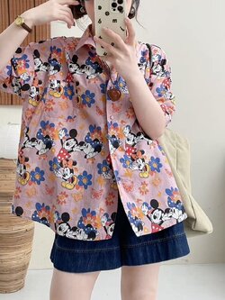 เสื้อผ้าฝ้ายลายพิมพ์