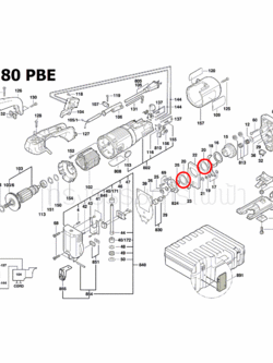 GST 80 PBE [#20] แหวนรอง เลื่อยจิกซอว์ BOSCH บอส (แท้-สั่ง)