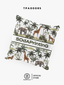 หมอนอิง ลาย Summer Safari รหัส TPA00085 #SOdAPillow #SOdAhome #SummerSafari