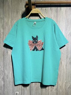 เสื้อยืดสกรีนลายโบว์~น้องหมา 9am