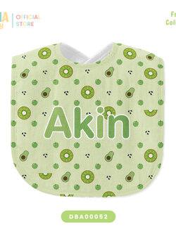 ผ้าซับน้ำลาย Baby Bib ลาย Avocado 🥝 Fruity Collection รหัส DBA00052 #SOdAbaby #BabyBib