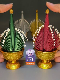 บายศรีเทพ มินิ งานปราณีต ถวายหิ้งขนาดเล็ก | ประดับหิ้งพระ หิ้งเทพ ของขวัญ ของชำร่วยมงคล