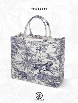กระเป๋า Book Tote Bag F-Forest Collection รหัส TFA00016-TFA00019 #SOdAbag #SOdAhome #SOdAPrintinG