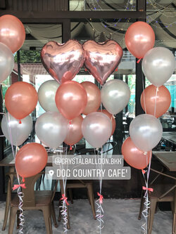 ลูกโป่ง ขอแต่งงาน ช่อลูกโป่งฟอยล์หัวใจ ช่อ 5 ลูก 2 ช่อ พร้อม ช่อลูกโป่ง ช่อ 4 ลูก 2 ช่อ พร้อมตกแต่ง สามารถเปลี่ยนสีลูกโป่ง/เปลี่ยนข้อความ/เปลี่ยนฟอยล์ตกแต่งได้