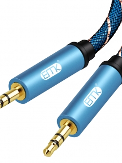 ขาย ERTK AUX 3.5mm to 3.5mm สายเกรดพรีเมี่ยม สายถักหนังงู คุณภาพเกรด Audiophile