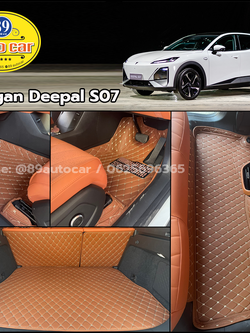 พรมรถยนต์ Changan Deepal S07 เอสโอเซเว่น ปูพรม6D สีน้ำตาลเข้ม 6 ชิ้น