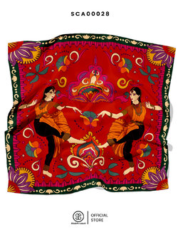 ผ้าพันคอ พิมพ์ลาย ฮินดู Collection II รหัส SCA00028 #SOdAPrintinG
