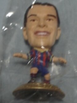 ตุ๊กตาโมเดลนักฟุตบอล ร.มาร์เกซ สโมสรบาร์เซโลน่า โครินเธียน ไมโครสตาร์ - WorldStars Series 19/2010 Gold Base - MC12726 ใหม่ / R.MARQUEZ BARCELONA Football Club Corinthian MicroStars Football Figure - WorldStars Series 19/2010 Gold Base - MC12726 NEW