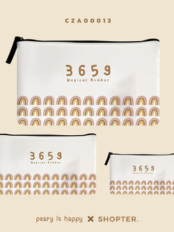 เซ็ทกระเป๋าเคสคอม Magical Number 3659 CZA00013 #minimalstylebyPEARY