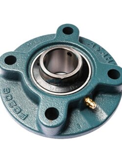 ตลับลูกปืนตุ๊กตา ทรงตัว O หมอนบล็อกแบริ่ง รูเพลา 30 มิลลิเมตร ASAHI อาซาฮี รุ่น UCFC206 Pn.A211-0227 (แท้) ##