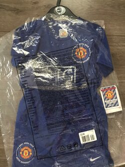 เสื้อฟุตบอล ทีมสโมสรแมนเชสเตอร์ ยูไนเต็ด ชุดเยือน 2008/09 ใหม่ Infant 12-18 M-Size / MANCHESTER UNITED Football Shirt Away Kit 2008/09 Jersey NEW Infant 12-18 M-Size