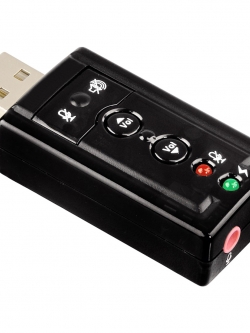 ขาย X-tips USB Soundcard จำลองเสียงแบบ 7.1 channel รองรับหูฟัง และ ไมค์สำหรับ PC Notebook