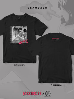 เสื้อยืด พิมพ์ลาย I THOUGHT IT WAS LOVE สีดำ CEA00208 #เสื้อ #เสื้อยืด #Haremmine