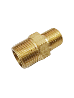 นิปเปิ้ลลดเกลียวนอก ขนาด 3/8"x1/4" (ทองเหลืองแท้) #N6