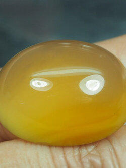 บอตสวานาอาเกต 37 กะรัตสีเหลือง