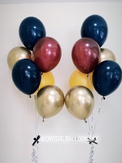 ลูกโป่ง วันเกิด ช่อลูกโป่ง 6 ลูก 2 ช่อ พร้อมตกแต่ง สามารถเปลี่ยนสีลูกโป่งได้