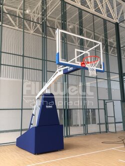 PRO 225 แป้นบาสเกตบอลมีล้อเลื่อน พับเก็บได้