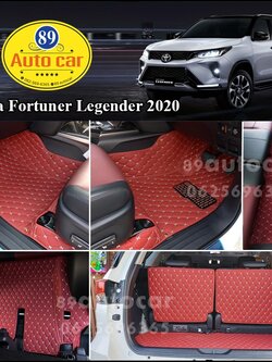 พรมรถยนต์ พรม6D Toyota Fortuner 2016-2021 เข้ารูป