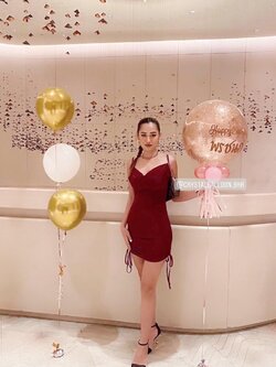 ลูกโป่ง วันเกิด Bubble ขนาด 24" กลิตเตอร์สีโรสโกล พร้อมตกแต่ง ช่อลูกโป่งโครเมี่ยม ช่อ 3 ลูก 1 ช่อ สามารถเปลี่ยนสีลูกโป่ง/เปลี่ยนข้อความ/เปลี่ยนขนาดได้