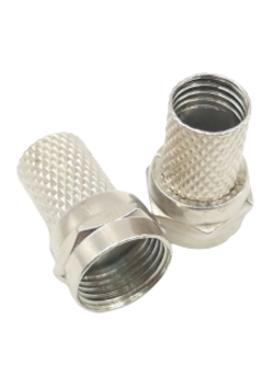 ปลั๊กF RG-6 เกลียวใน (Fไทด์) F-101(แพ็ค2ตัว)