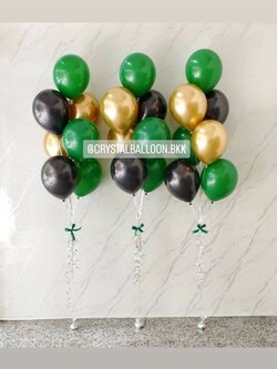 ลูกโป่ง New Year ช่อลูกโป่ง ช่อ 7 ลูก 3 ช่อ พร้อมตกแต่ง สามารถเปลี่ยนสีลูกโป่งได้