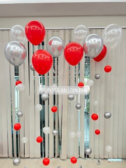 ลูกโป่ง ฟองอากาศ ใช้ตกแต่งภายในงาน 10 เส้น พร้อมตกเเต่ง สามารถเปลี่ยนสีลูกโป่งได้