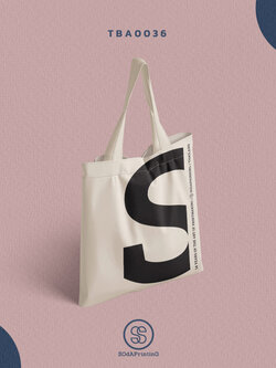 กระเป๋าผ้าแคนวาส พิมพ์ลาย 14 Years of print maker TBA0036 #SOdABag #SOdAPrintinG #กระเป๋า #กระเป๋าผ้า