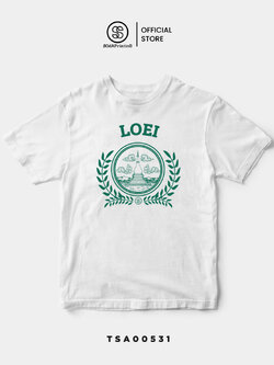 เสื้อยืด พิมพ์ลาย ตราสัญลักษณ์จังหวัดเลย Loei รหัส TSA00531 #ตราสัญลักษณ์จังหวัด #SOdAtee #SOdAPrintinG